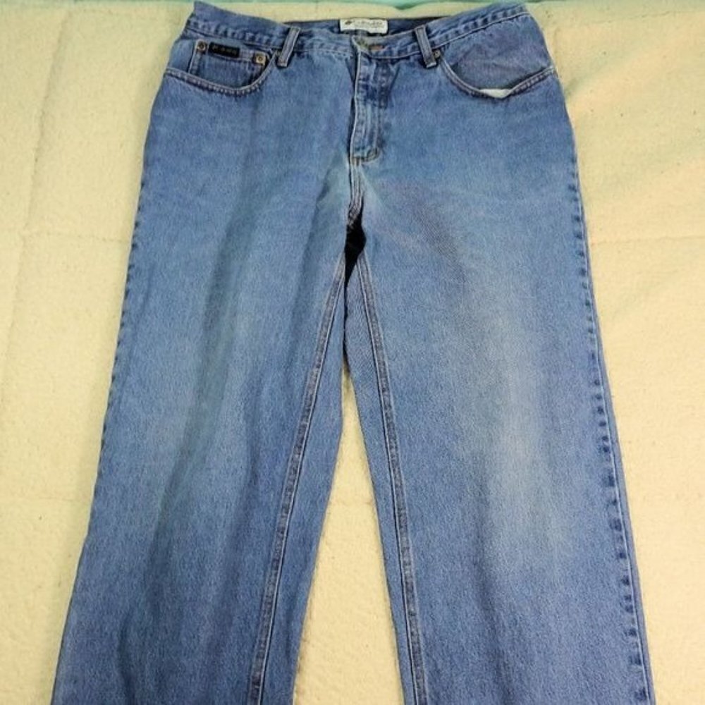 Columbia Denim Straight Leg Size 34x32 (Actual 34" x 30")